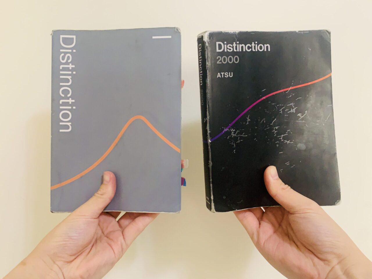 DistinctionシリーズとDistinction2000の表紙