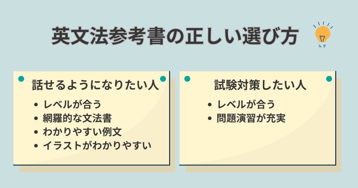 社会人の英文法参考書の選び方